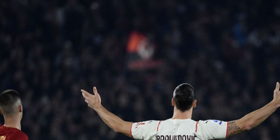 Soal Cemooh Fans AS Roma, Ibrahimovic Minta Hinaan Lebih dan Yakin AC Milan Juara Liga Italia