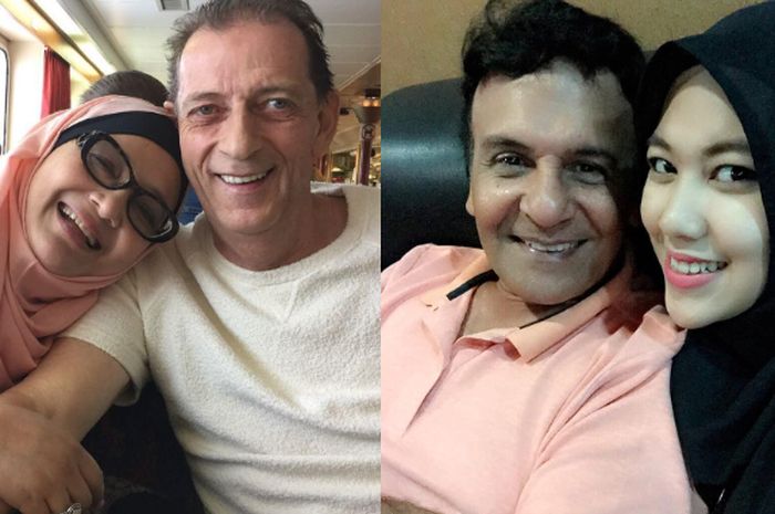 Fanny Bauty bersama sang suami dan <a href='https://medan.tribunnews.com/tag/mark-sungkar' title='Mark Sungkar'>Mark Sungkar</a> bersama sang istri