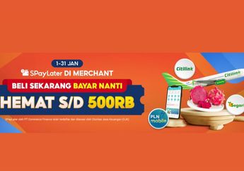 Shopee Paylater Berikan Promo Hemat Rp500.000 Bulan Ini untuk Belanja
