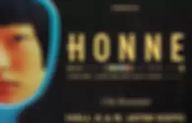 Poster konser HONNE di Surabaya