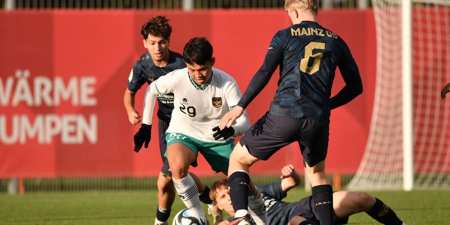 Hadapi Tim Level Lebih Tinggi dan Berpostur Besar, Timnas U-17 Indonesia Kalah dengan Skor Telak dari Mainz U-19