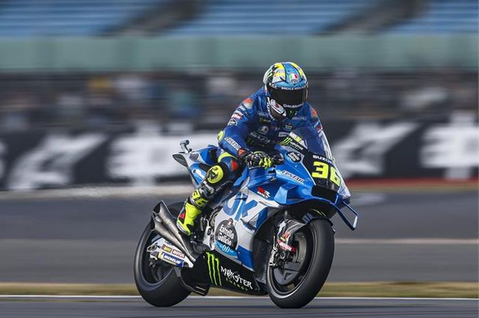 Pembalap MotoGP dari tim Ecstar Suzuki, Joan Mir.