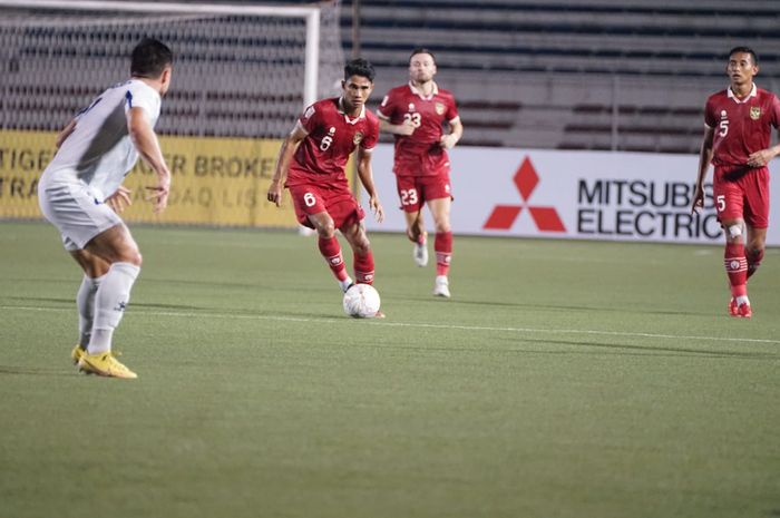 Laga timnas Indonesia vs Filipina pada babak penyisihan Grup A Piala AFF 2022. 