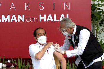 Hari ini Jokowi menjadi orang pertama yang divaksin Covid-19
