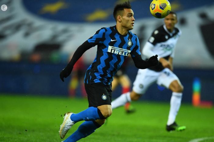 Gol Lautaro Martinez yang dianulir membuat Inter Milan sementara bermain imbang 0-0 melawan Udinese pada babak pertama pertandingan pekan ke-19 Liga Italia.