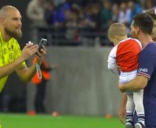 Sentuhan Ajaib Messi, Kiper Reims Tetap Bahagia Meski Gawangnya Dijebol Mbappe 2 Kali