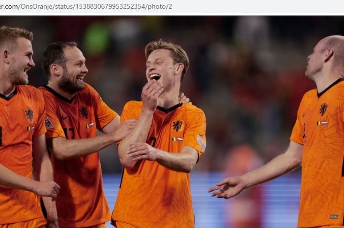 Tim nasional Belanda, masih memburu gelar pertama mereka di Piala Dunia.