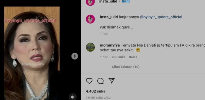 Nia Daniaty bongkar alasannya jatuh cinta dengan Farhat Abbas