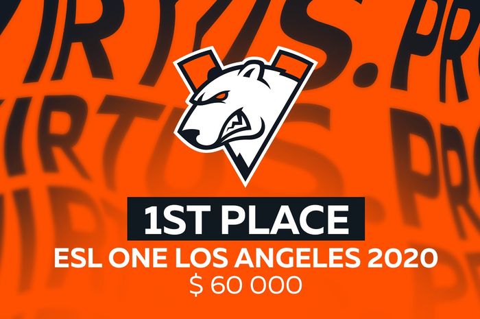 Virtus Pro wins the ESL One Los Angeles 2020 Online EU/CIS 2020 title