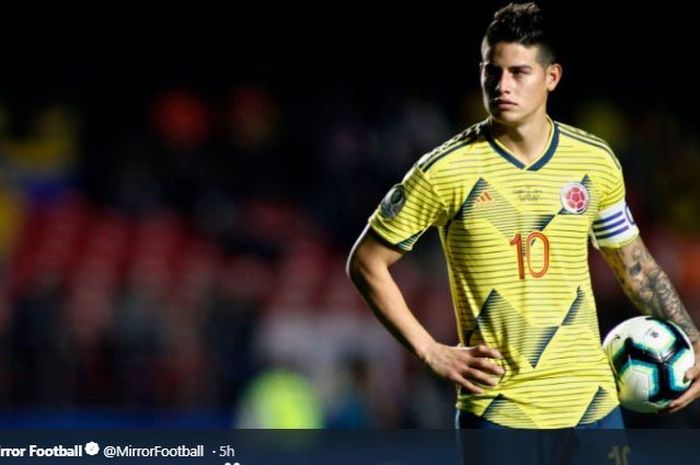 Gelandang timnas Kolombia, James Rodriguez, tampaknya bakal segera merapat ke Napoli.