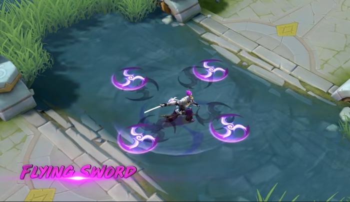 Onimaru skin animation effect on skill 1 Saber