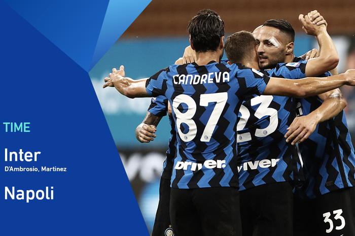 Inter Milan menjamu Napoli di Stadion San Siro untuk melakoni laga pekan ke-37 Liga Italia 2019-2020 pada Rabu (28/7/2020) dini hari WIB.