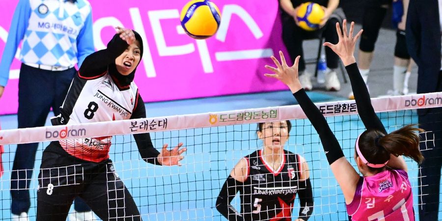 Top Skor Liga Voli Korea - Red Sparks Naik Tingkat, Megawati Hangestri Melesat ke 3 Besar