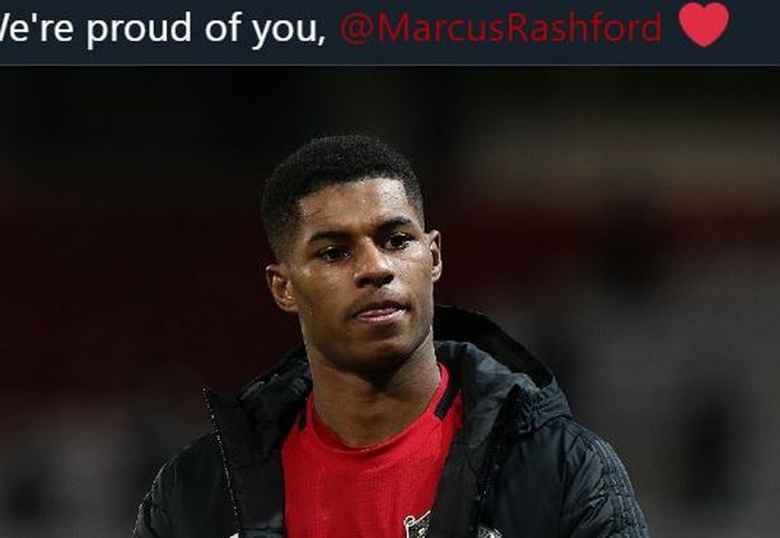 Marcus Rashford mendapat panggilan telepon dari Perdana Menteri Inggris, Boris Johnson, karena berpendapat mengenai isu kelaparan di negaranya.