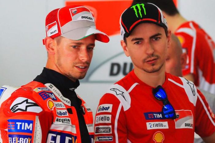 Casey Stoner dan Jorge Lorenzo