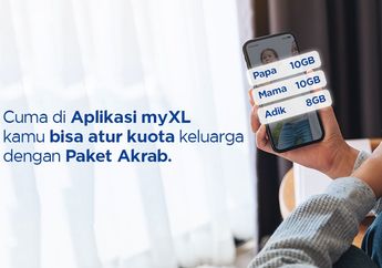 Kenali Apa Itu Paket Akrab XL? Bisa Pakai Kuota Internet Sekeluarga