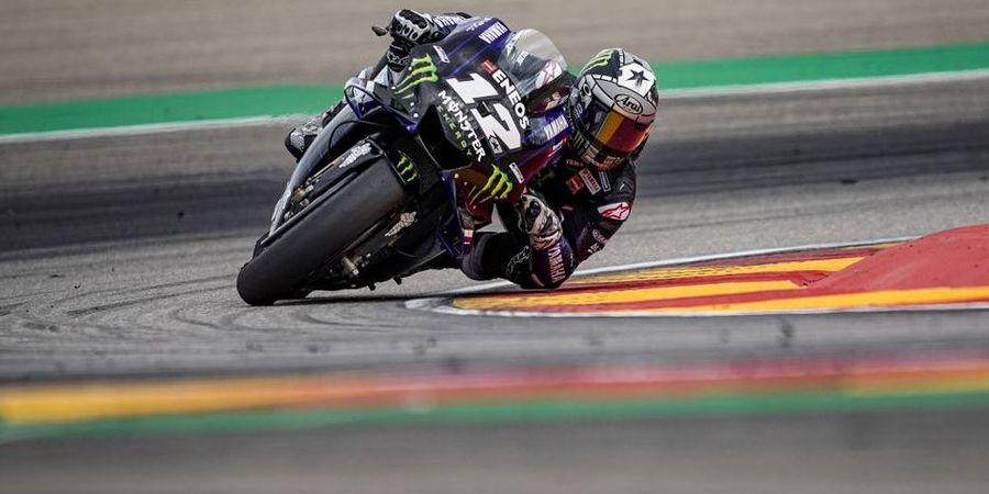 Vinales Tak Puas dengan Kecepatan Yamaha pada MotoGP Aragon 2019