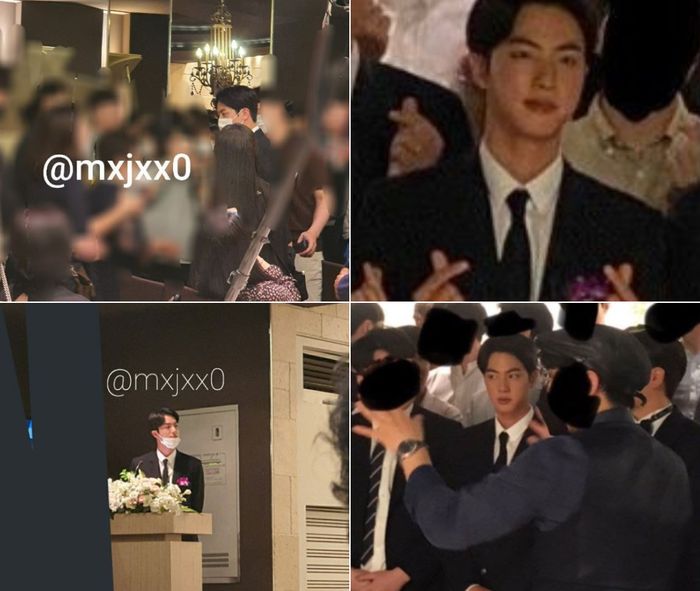 Jin BTS di pernikahan sahabatnya