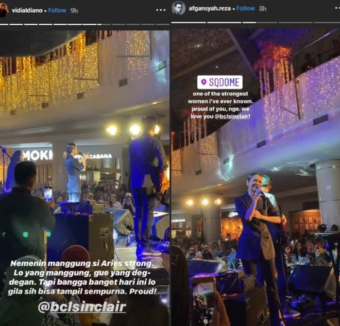 Vidi dan Afgan beri dukungan kepada BCL