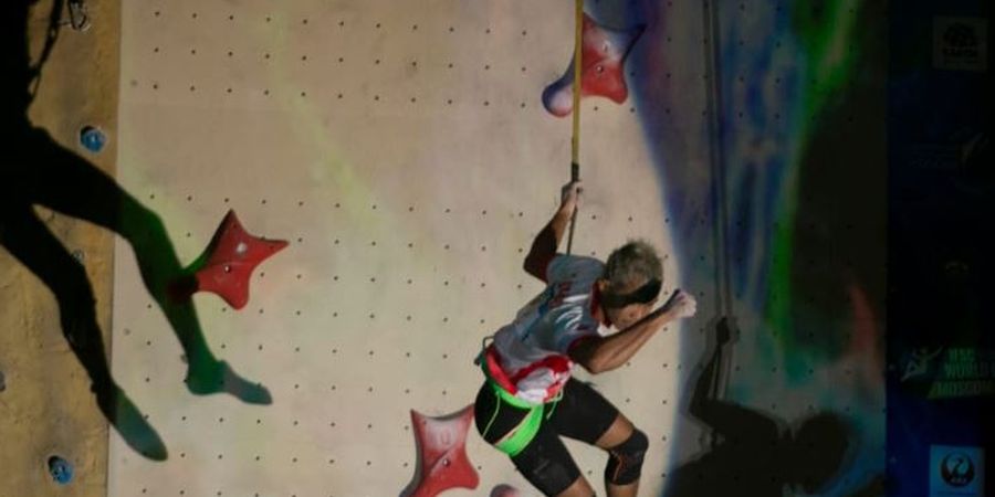 Aspar Jaelolo Raih Medali Perunggu pada Ajang IFSC Climbing Worldcup