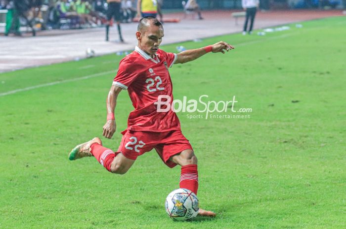 Pemain sayap kanan timnas Indonesia, Riko Simanjuntak merasa belum puas dengan performanya saat melawan Burundi.