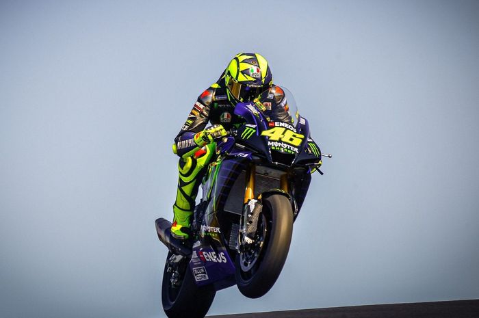 Pembalap Yamaha Petronas pada MotoGP 2021, Valentino Rossi.