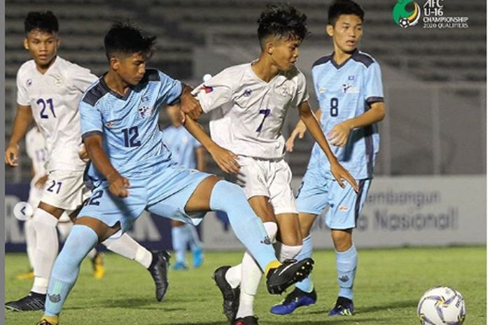 Pertarungan Timnas U-16 Filipina vs Timnas u-16 Kepulauan Mariana Utara