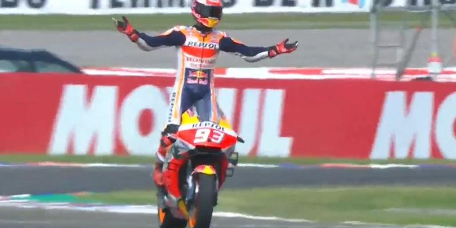 Hasil MotoGP Argentina 2019 - Marquez Menang Dominan, Rossi Runner Up