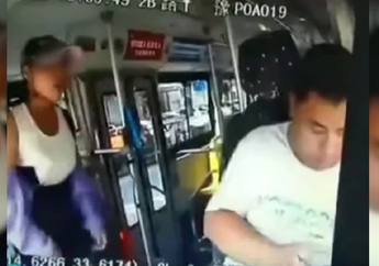Marah Disuruh Naik Bus Melalui Halte, Penumpang Ini Tendang Pengemudi dan Berusaha Rebut Kemudi