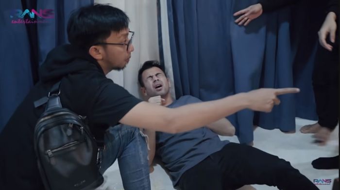 Raffi Ahmad jatuh hingga pingsan setelah di prank Atta Halilintar
