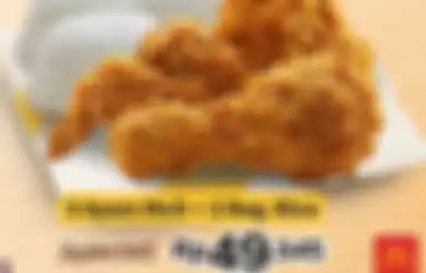 Jangan lewatkan promo McDonald's terbaru agar belanja ayam makin murah.