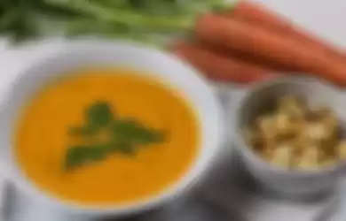 Sup Wortel yang rendah kalori