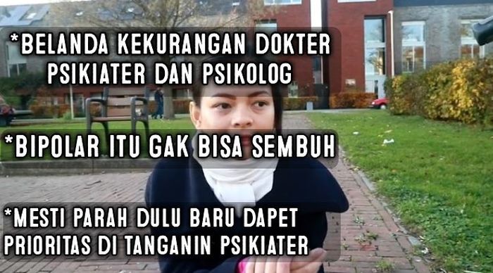 Curahan hati Nanda Gita di Belanda