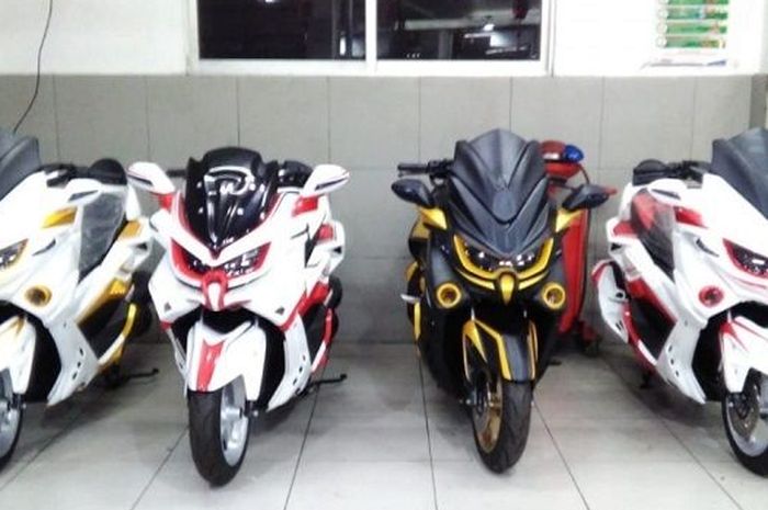 Dealer Yamaha  Jual NMAX  Tipe Predator Ditambah Bodi Full 