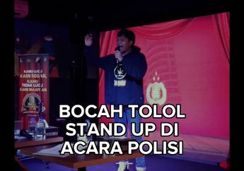 Viral Video Stand Up Comedy Egi Haw Ngaku Pakai Narkoba di Acara Ultah Polisi!