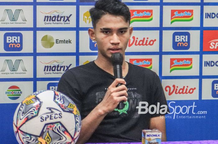 Marselino Ferdinan, eks Persebaya Surabaya yang baru saja melakoni debut di Liga Belgia.