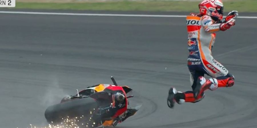 'Main-main' dengan Quartararo pada Kualifikasi, Marquez Kena Batunya