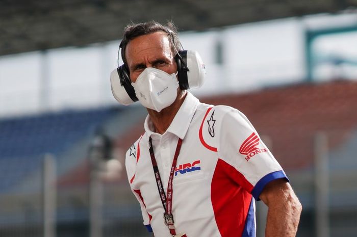 Bos Repsol  Honda, Alberto Puig, memberikan komentar terkait save yang dilakukan Marc Marquez di MotoGP Spanyol 2022.