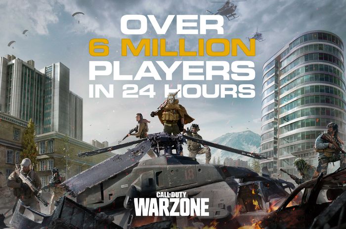 Call of Duty: Warzone has reached 6 million players within 24 hours of its release.