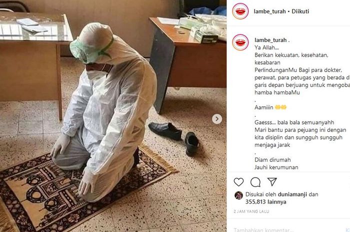 Hasil gambar untuk dokter beribadah saat corona