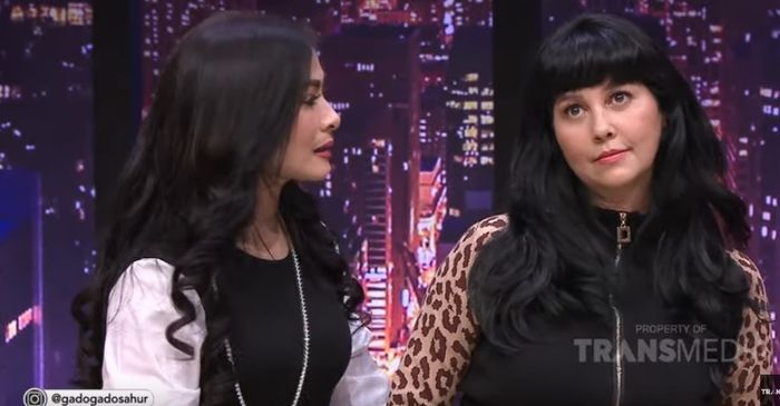 Ekspresi Meriam Bellina ketika membahas Hotman Paris