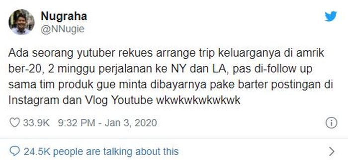 unggahan yang viral