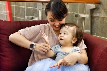 Punya Anak mengidap penyakit langka, Joanna Alexandra lebih memilih sabar dan bersyukur.