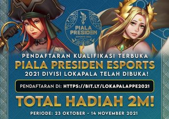 Pendaftaran Game Lokapala di Piala Presiden Esports 2022 Resmi Dibuka