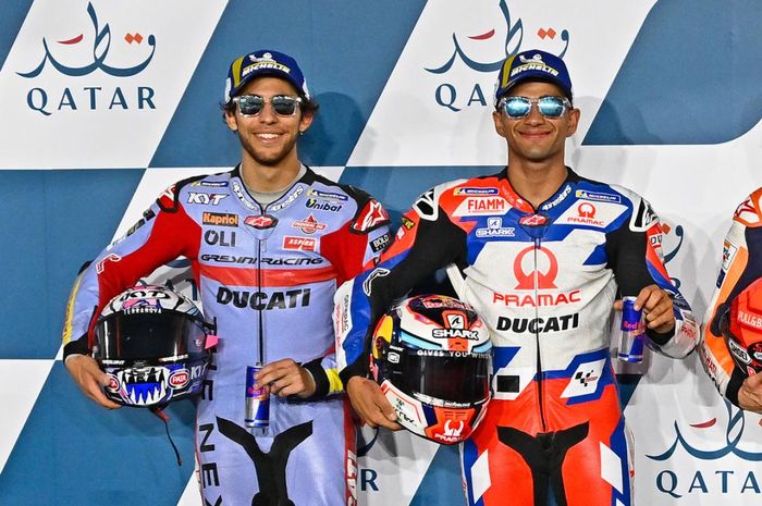 Bos Ducati, Paolo Ciabatti, memberikan jaminan Enea Bastianini dan Jorge Martin untuk bertahan