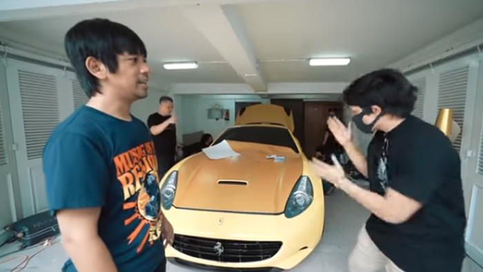 Mobil Rian D'Masiv bikin Atta takjub.