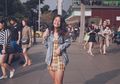 4 Gaya Hits Putri Eko Patrio, Nayla Ayu dengan Outfit Motif Plaid!