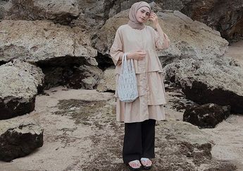 5 Cara Pakai Tunik Warna Netral Biar Modis saat Lebaran ala Selebgram!