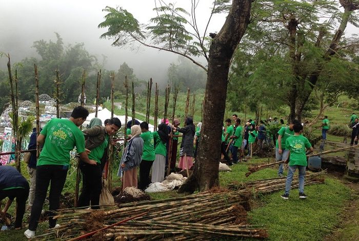 Kegiatan Siap Daling di Candi Gedongsongo