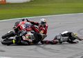 MotoGP Catalunya - Meski Kecewa, Dovizioso Tak Salahkan Johann Zarco